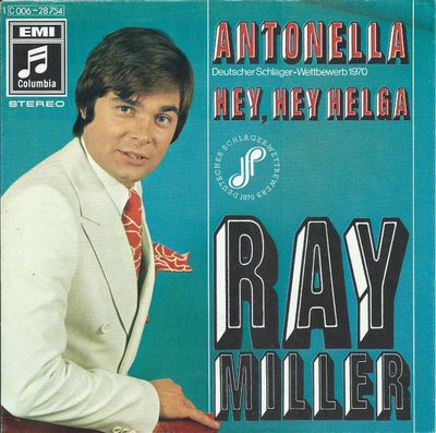Ray Miller - Antonella Vinyl Singles Vinyl (VG) <br> Hoes (G+)
