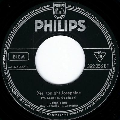Johnnie Ray - Yes Tonight, Josephine