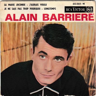 Alain Barrière - La Marie Joconde Vinyl Singles Vinyl (VG) <br> Hoes (G+)