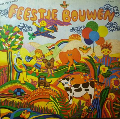 Mieke Van Ingen - Feestje Bouwen (LP) Vinyl Zeer Goed / Hoes Goed "VINYLSINGLES.NL"