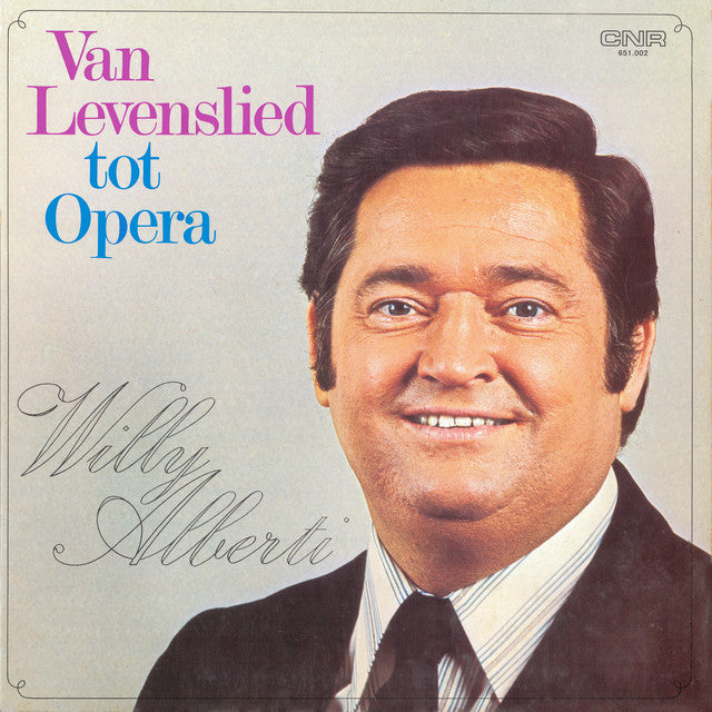Willy Alberti - Van Levenslied Tot Opera (LP) Vinyl LP Vinyl Very Good (VG) <br> Hoes Good Plus (G+)