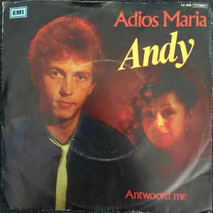 Andy - Adios Maria Vinyl Singles Vinyl Very Good (VG) <br> Hoes Good Plus (G+)
