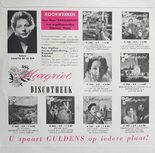 Annette de la Bije - Jesu Joy Of Men's Desiring Vinyl Singles Vinyl Zeer Goed / Hoesje Goed "VINYLSINGLES.NL"