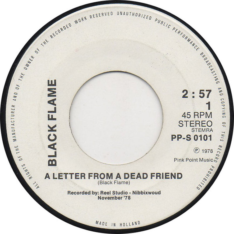 Black Flame - A Letter From A Dead Friend