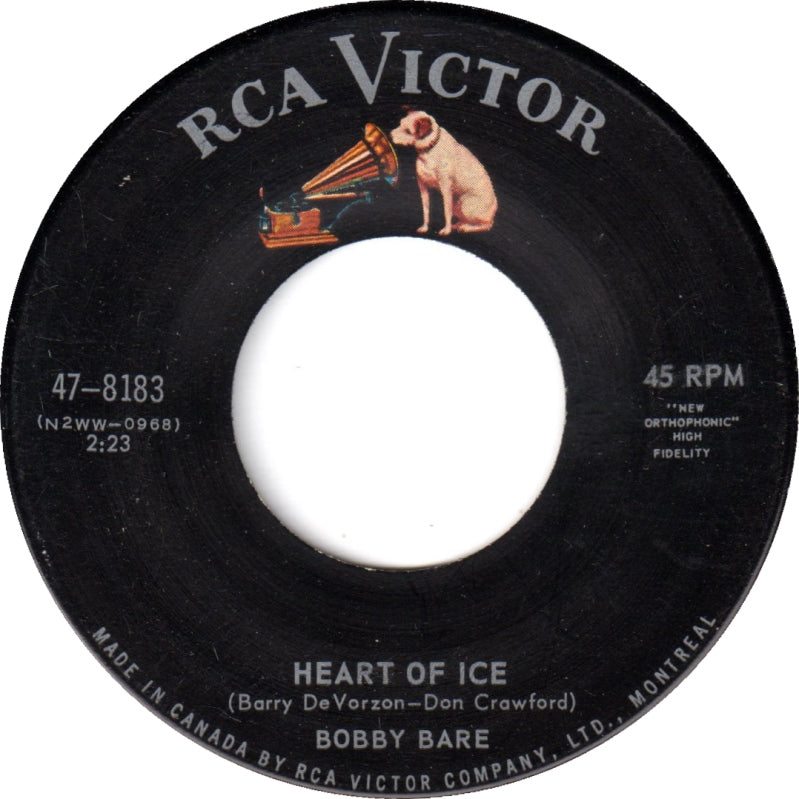 Bobby Bare - Detroit City Vinyl Singles Vinyl Zeer Goed / Hoesje Generic "VINYLSINGLES.NL"