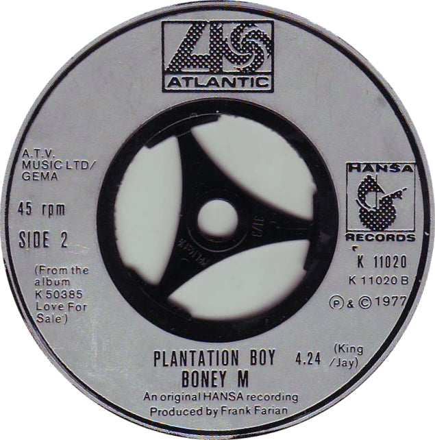 Boney M. - Belfast Vinyl Singles Vinyl Very Good (VG) <br> Hoes Generic