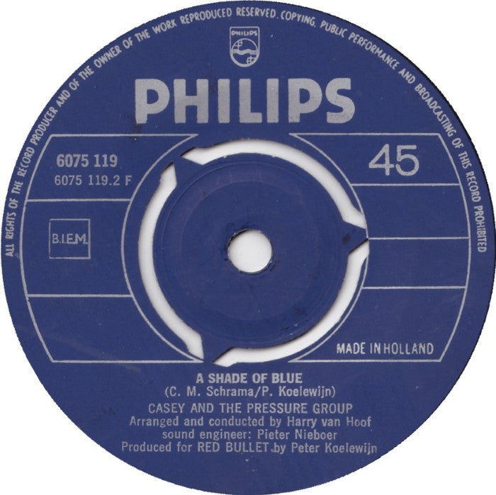 Casey And The Pressure Group - The Heart Of A Woman Vinyl Singles Vinyl Very Good (VG) <br> Hoes Generic