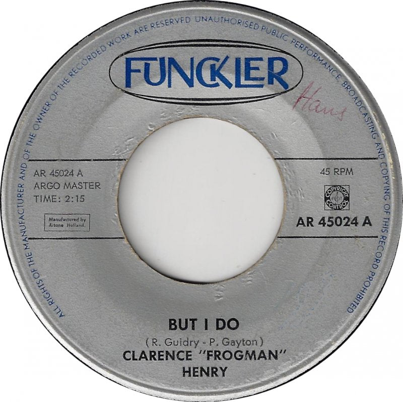 Clarence Frogman Henry - But I Do (B-Keus) Vinyl Singles