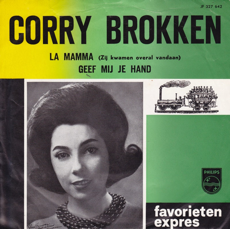 Corry Brokken - La Mamma (Zij Kwamen Overal Vandaan) 42173 Vinyl Singles Vinyl Zeer Goed / Hoesje Goed "VINYLSINGLES.NL"