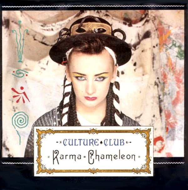 Culture Club - Karma Chameleon Vinyl Singles Vinyl Zeer Goed / Hoesje Goed "VINYLSINGLES.NL"