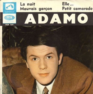 Adamo - La Nuit Vinyl Singles Vinyl (VG) <br> Hoes (G+)