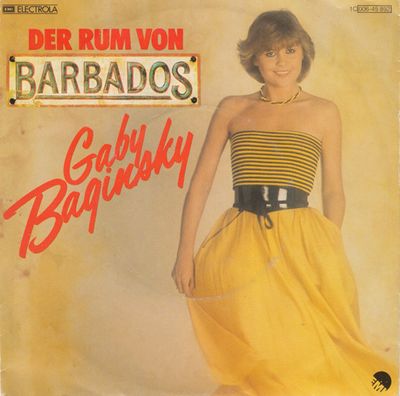 Gaby Baginsky - Der Rum Von Barbados Vinyl Singles Vinyl Zeer Goed / Hoesje Tekst "VINYLSINGLES.NL"