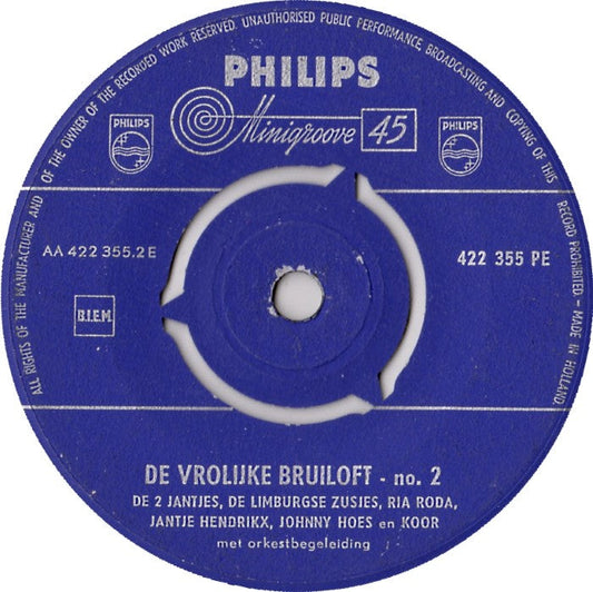 Johnny Hoes - De Vrolijke bruiloft No.1 33703