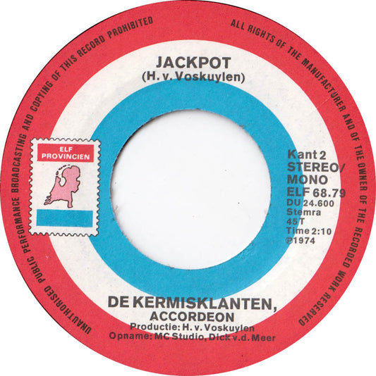 Kermisklanten - Zilveren Maan Vinyl Singles Vinyl Zeer Goed / Hoesje Generic "VINYLSINGLES.NL"