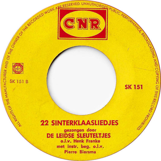 Leidse Sleuteltjes - 22 Sinterklaasliedjes Deel 1