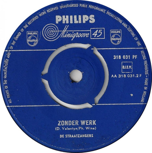 Straatzangers - Rode Rozen Vinyl Singles Media VG+ / Sleeve Generic