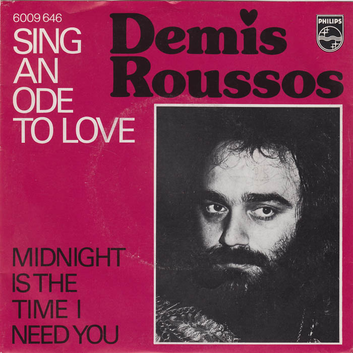 Demis Roussos - Sing An Ode To Love (B-Keus) Vinyl Singles Vinyl Goed / Hoes Redelijk
