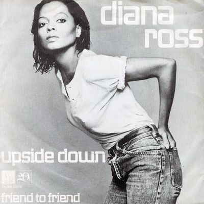 Diana Ross - Upside Down Vinyl Singles Media VG+ / Sleeve Tekst "VINYLSINGLES.NL"