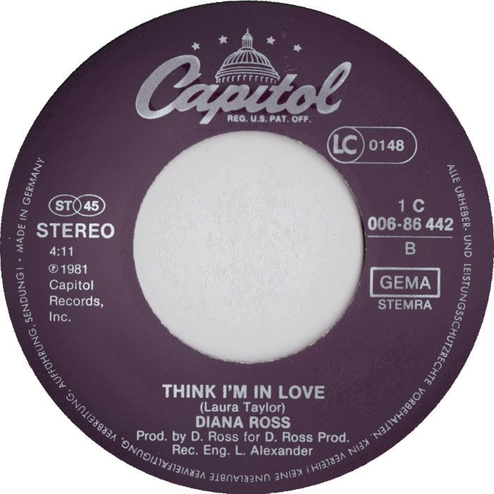 Diana Ross - Why Do Fools Fall In Love Vinyl Singles Vinyl Goed / Hoes Generic
