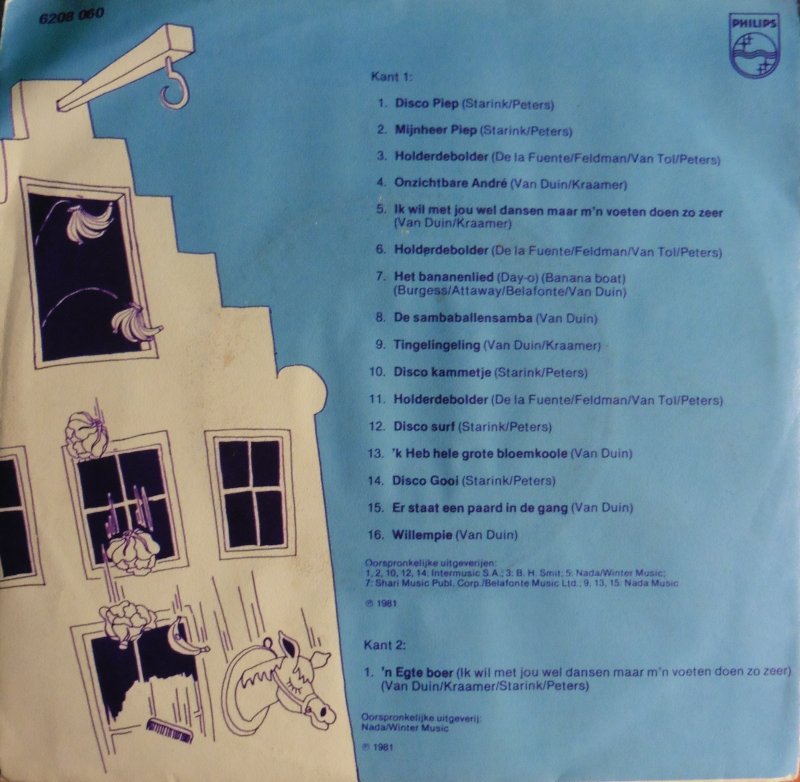 Disco Pimmetje En De Kolderjongens - Holderdebolder Vinyl Singles Vinyl Very Good (VG) <br> Hoes Good Plus (G+)