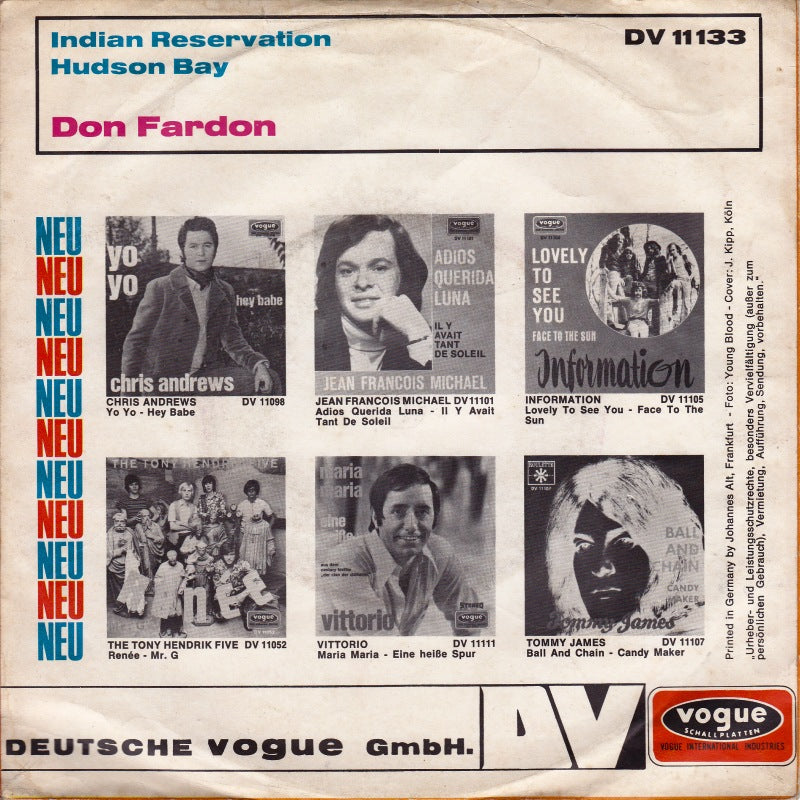Don Fardon - Indian Reservation