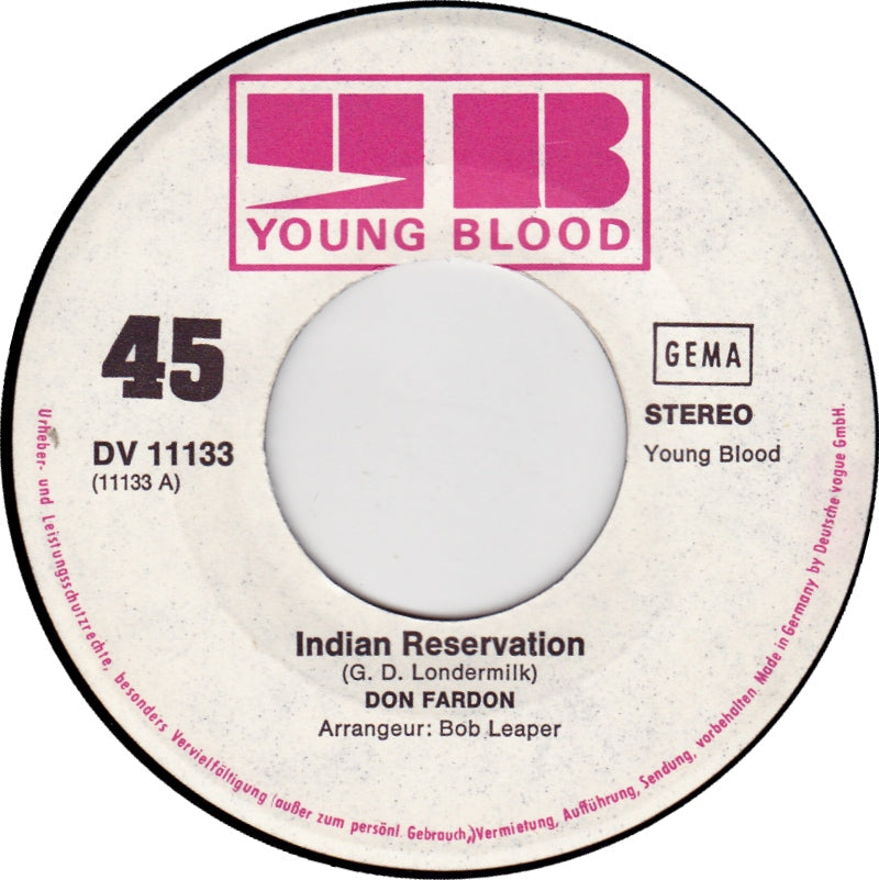 Don Fardon - Indian Reservation
