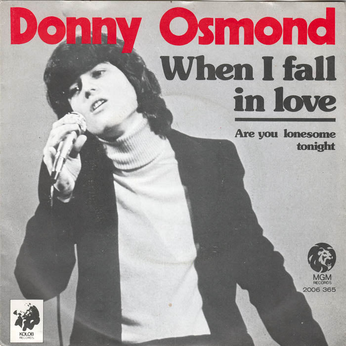 Donny Osmond - When I Fall In Love Vinyl Singles
