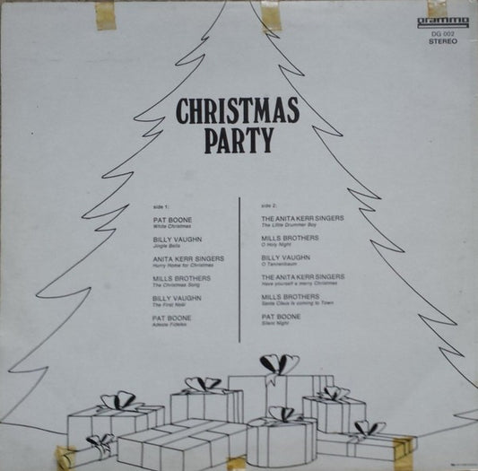 Various - Christmas Party (LP) Vinyl LP Vinyl Zeer Goed / Hoesje Goed "VINYLSINGLES.NL"