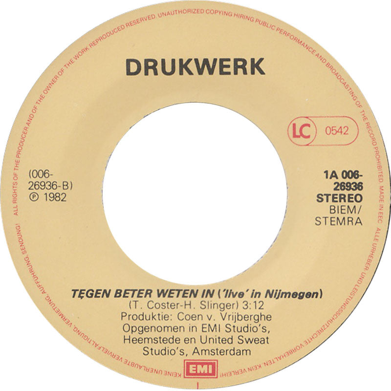 Drukwerk - Marianneke 53395 Vinyl Singles