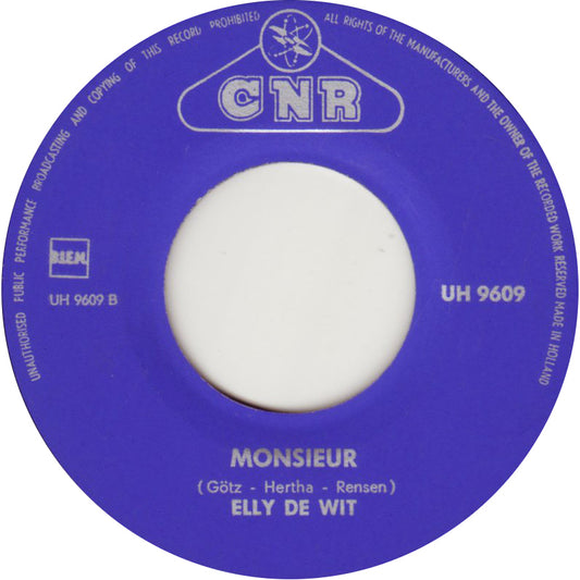 Elly de Wit - Mama, Huil Niet Op Mijn Trouwdag Vinyl Singles Vinyl Zeer Goed / Hoesje Generic "VINYLSINGLES.NL"