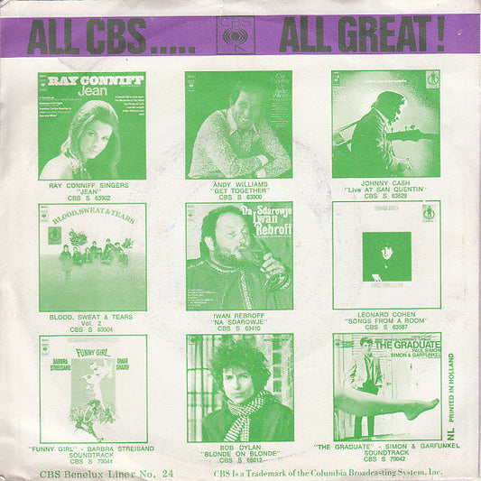 Andy Williams - Can't Help Falling In Love Vinyl Singles Vinyl Zeer Goed / Hoesje Goed "VINYLSINGLES.NL"