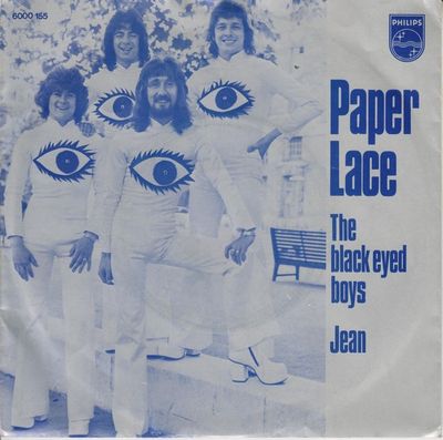 Paper Lace - The Black-Eyed Boys Vinyl Singles Vinyl (VG) <br> Hoes (G+)