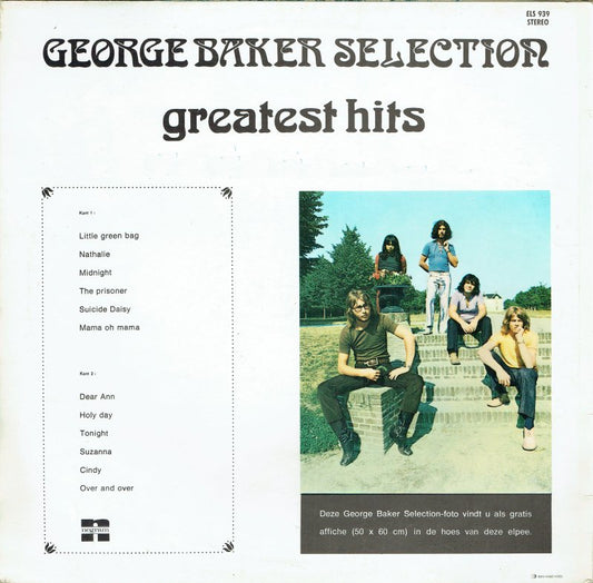 George Baker Selection - Greatest Hits (LP) Vinyl LP Vinyl Zeer Goed / Hoesje Goed "VINYLSINGLES.NL"