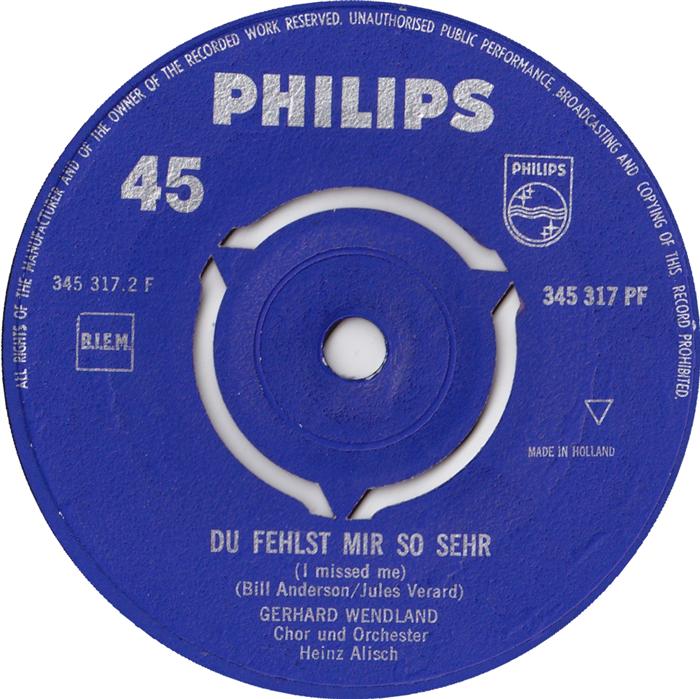 Gerhard Wendland - Tanze Mit Mir In Den Morgen Vinyl Singles Vinyl Goed / Hoes Generic