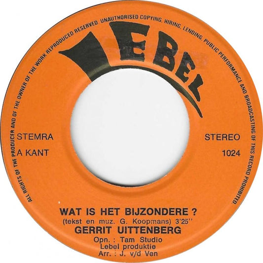 Gerrit Uittenberg – Wat Is Het Bijzondere