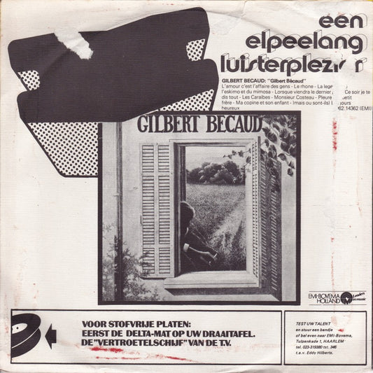 Gilbert Bécaud - L'Amour C'Est L'Affaire Des Gens