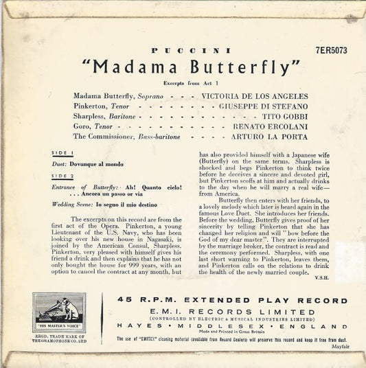 Giuseppe di Stefano - "Madama Butterfly"