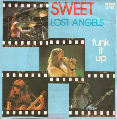 Sweet - Lost Angels Vinyl Singles Vinyl (VG) <br> Hoes (G+)