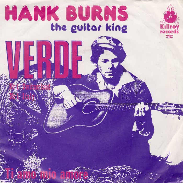 Hank Burns - Verde And Other Instrumental Favourites Vinyl Singles Media VG+ / Sleeve G+