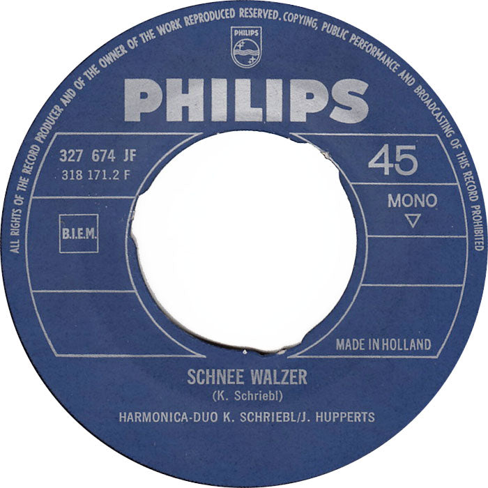 Harmonica Duo K. Schriebl / J. Hupperts - Hoch Heidecksburg Vinyl Singles Vinyl Goed / Hoes Generic