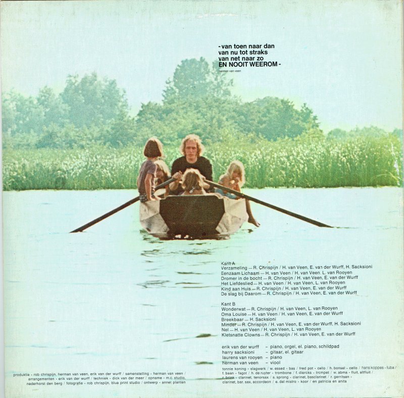 Herman van Veen - En Nooit Weerom (LP) Vinyl LP Vinyl Very Good (VG) <br> Hoes Good Plus (G+)