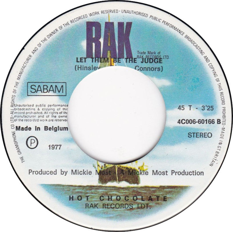 Hot Chocolate - Put Your Love In Me Vinyl Singles Vinyl Very Good (VG) <br> Hoes Generic