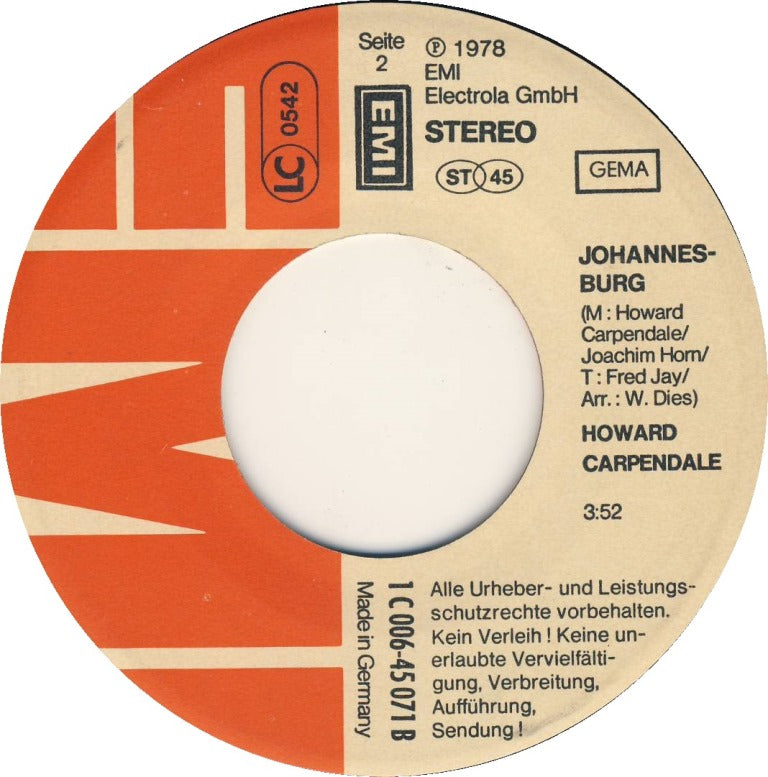 Howard Carpendale - ...Dann Geh Doch 52856