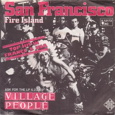 Village People - San Francisco Vinyl Singles Vinyl (VG) <br> Hoes (G+)