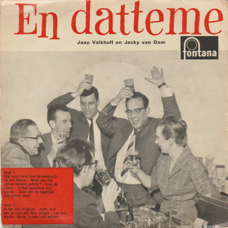 Jaap Valkhoff En Jacky Van Dam - En Datteme Vinyl Singles