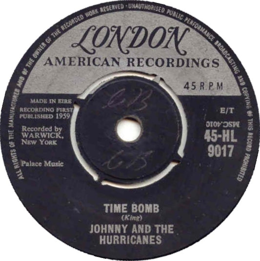 Johnny And The Hurricanes - Reveille Rock Vinyl Singles Vinyl Zeer Goed / Hoesje Generic "VINYLSINGLES.NL"