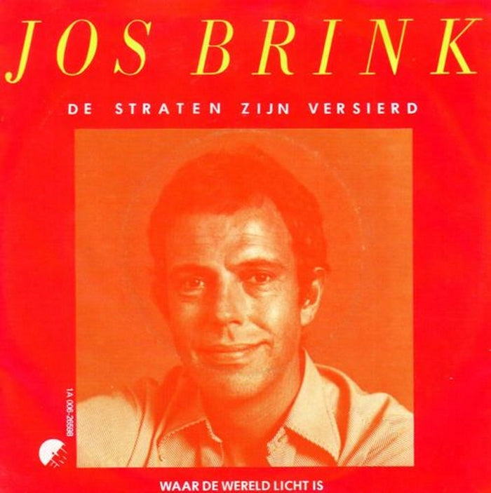 Jos Brink - De Straten Zijn Versierd Vinyl Singles Vinyl Very Good (VG) <br> Hoes Good Plus (G+)