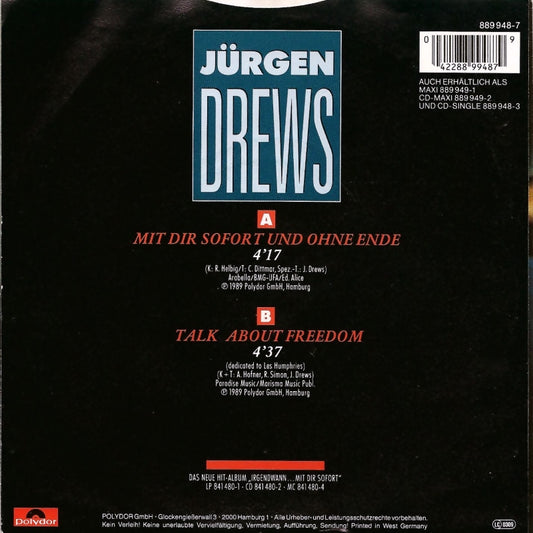 Jürgen Drews - Mit Dir Sofort Und Ohne Ende