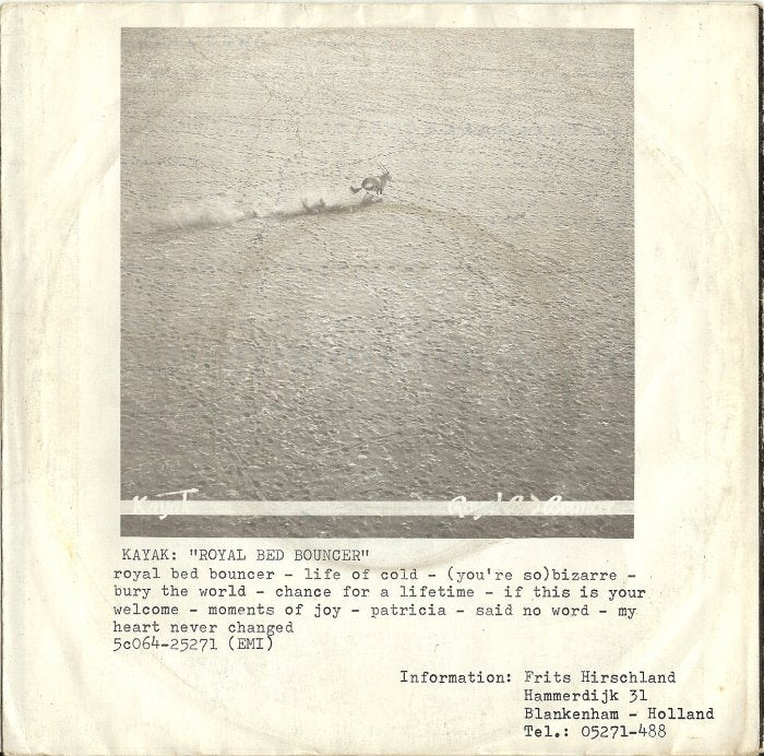 Kayak - Chance For A Lifetime VINYLSINGLES.NL