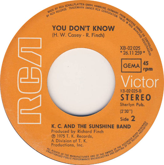KC & The Sunshine Band - Get Down Tonight